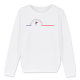 Prenez soin de vos enfants et maintenez les au chaud dans ce sweat unisexe aux finitions hautes qualités. Imprimé en France et labellisé GOTS vos charmants petits monstres seront à l'aise dans ce sweat doux comme un Doudou et à la coupe indémodable. Motif : Pins Landais intégré dans le logo Black SunSet 