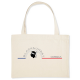 Pour faire vos courses ou tout simplement aller à la plage en toute élégance, optez pour ce sac de qualité. Imprimé en France, ses finitions lui procurent solidité et qualité. Estampillé Label GOTS, il est composé à 80% de coton recyclé. Motif : Tête de Maure intégré dans le logo Black SunSet Corse