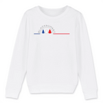 Prenez soin de vos enfants et maintenez les au chaud dans ce sweat unisexe aux finitions hautes qualités. Imprimé en France et labellisé GOTS vos charmants petits monstres seront à l'aise dans ce sweat doux comme un Doudou et à la coupe indémodable. Motif : Sapins intégré dans le logo Black SunSet 