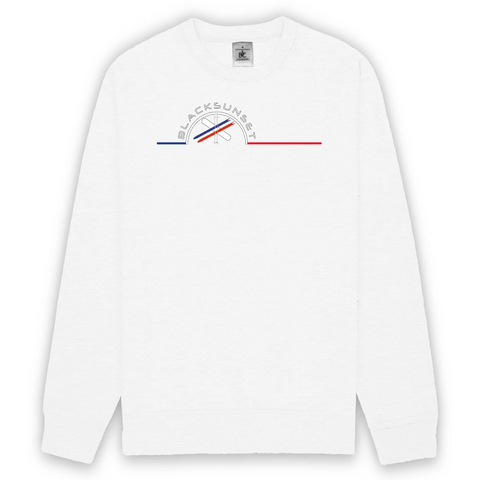 Description : Sweat unisexe ultra doux imprimé en France. Coupe droite et encolure ras de cou. Manches montées. Logo imprimé sur la face avant.  Disponible du S au 2XL  Détails : Composition : 80% coton, 20% polyester Grammage : 280 g/m²  Motif : Ski Snow intégré au logo Black SunSet