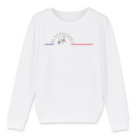 Prenez soin de vos enfants et maintenez les au chaud dans ce sweat unisexe aux finitions hautes qualités. Imprimé en France et labellisé GOTS vos charmants petits monstres seront à l'aise dans ce sweat doux comme un Doudou et à la coupe indémodable. Motif : Télésièges intégré dans le logo Black SunSet 