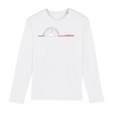 Tee-shirt manches longues épais. Toucher doux et très confortable il se porte en toutes saisons. Imprimé en France et labellisé GOTS ses finitions sont de haute qualité. 100% en coton biologique, il deviendra votre seconde peau. Motif : Bonne Mère intégré dans le logo Black SunSet Marseille