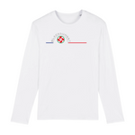 Tee-shirt manches longues épais. Toucher doux et très confortable il se porte en toutes saisons. Imprimé en France et labellisé GOTS ses finitions sont de haute qualité. 100% en coton biologique, il deviendra votre seconde peau. Motif : Croix Basque intégré dans le logo Black SunSet