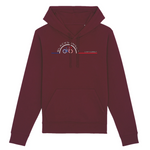 Un sweat à capuche unisexe aux labels Bio, imprimé en France. Fabriqué dans des conditions éthiques et de manière éco-responsable. Coupe droite et manches montées. Logo imprimé sur la face avant. Motif Vélo Cap Ferret
