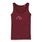 Ce débardeur léger et doux au toucher sera votre partenaire idéal et se mariera avec vos nombreuses tenues. Ses fines bretelles et sa coupe droite ajustée vous procureront un confort durable. Motif : Vagues intégré dans le logo Black SunSet