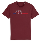 Tee-shirt Bio Black SunSet Courchevel "Flocon"
