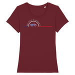 Tee-shirt Femme Bio Black SunSet "Vélo Surf"