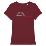 Tee-shirt Femme Bio Black SunSet "Vélo Surf"