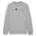 Description : Sweat unisexe ultra doux imprimé en France. Coupe droite et encolure ras de cou. Manches montées. Logo imprimé sur la face avant.  Disponible du S au 2XL  Détails : Composition : 80% coton, 20% polyester Grammage : 280 g/m²  Motif : Surfeuse intégré au logo Black SunSet