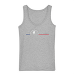 Ce débardeur léger et doux au toucher sera votre partenaire idéal et se mariera avec vos nombreuses tenues. Ses fines bretelles et sa coupe droite ajustée vous procureront un confort durable. Motif : L'Île intégré dans le logo Black SunSet Corse Corsica