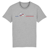 Tee-shirt Bio Black SunSet Serre Chevalier "Snow Ski"