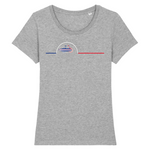 Tee-shirt Femme Bio Black SunSet "Vélo Surf"