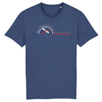 Tee-shirt Bio Black SunSet Serre Chevalier "Snow Ski"