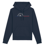 Un sweat à capuche unisexe aux labels Bio, imprimé en France. Fabriqué dans des conditions éthiques et de manière éco-responsable. Coupe droite et manches montées. Logo imprimé sur la face avant. Motif Télésièges Serre Chevalier