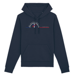 Un sweat à capuche unisexe aux labels Bio, imprimé en France. Fabriqué dans des conditions éthiques et de manière éco-responsable. Coupe droite et manches montées. Logo imprimé sur la face avant. Motif Flocon Courchevel