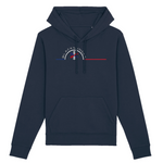Un sweat à capuche unisexe aux labels Bio, imprimé en France. Fabriqué dans des conditions éthiques et de manière éco-responsable. Coupe droite et manches montées. Logo imprimé sur la face avant. Motif Flocon. Collection Incognito
