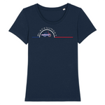 Tee-shirt Femme Bio Black SunSet "Vélo Surf"