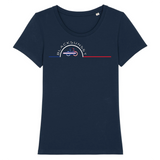 Tee-shirt Femme Bio Black SunSet "Vélo Surf"