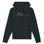 Un sweat à capuche unisexe aux labels Bio, imprimé en France. Fabriqué dans des conditions éthiques et de manière éco-responsable. Coupe droite et manches montées. Logo imprimé sur la face avant. Motif Vagues Hossegor