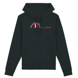 Un sweat à capuche unisexe aux labels Bio, imprimé en France. Fabriqué dans des conditions éthiques et de manière éco-responsable. Coupe droite et manches montées. Logo imprimé sur la face avant. Motif Surfeur Hossegor