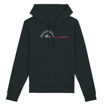 Un sweat à capuche unisexe aux labels Bio, imprimé en France. Fabriqué dans des conditions éthiques et de manière éco-responsable. Coupe droite et manches montées. Logo imprimé sur la face avant. Motif Télésièges Pra Loup