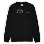 Sweat-shirt Unisexe Black SunSet Hossegor "Vélo Surf"