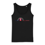 Ce débardeur léger et doux au toucher sera votre partenaire idéal et se mariera avec vos nombreuses tenues. Ses fines bretelles et sa coupe droite ajustée vous procureront un confort durable. Motif : Surfeur intégré dans le logo Black SunSet Hossegor