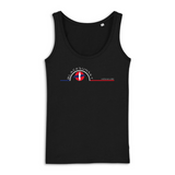 Ce débardeur léger et doux au toucher sera votre partenaire idéal et se mariera avec vos nombreuses tenues. Ses fines bretelles et sa coupe droite ajustée vous procureront un confort durable. Motif : Surfeur intégré dans le logo Black SunSet Hossegor