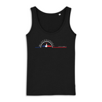 Ce débardeur léger et doux au toucher sera votre partenaire idéal et se mariera avec vos nombreuses tenues. Ses fines bretelles et sa coupe droite ajustée vous procureront un confort durable. Motif : Phare intégré dans le logo Black SunSet Cap Ferret