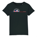 Tee-shirt Enfant Bio Black SunSet Biarritz "Tentes Plage"