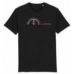 Tee-shirt Bio Black SunSet Courchevel "Flocon"