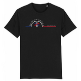 Tee-shirt Bio Black SunSet Courchevel "Flocon"