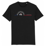 Tee-shirt Bio Black SunSet Courchevel "Télésièges"