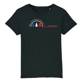 Tee-shirt Enfant Bio Black SunSet Courchevel "Sapins"