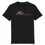 Tee-shirt Bio Black SunSet Serre Chevalier "Snow Ski"