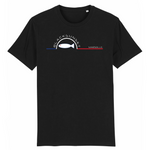 Tee-shirt Bio Black SunSet Marseille "Sardine"