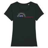 Tee-shirt Femme Bio Black SunSet "Vélo Surf"