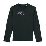 Tee-shirt manches longues épais. Toucher doux et très confortable il se porte en toutes saisons. Imprimé en France et labellisé GOTS ses finitions sont de haute qualité. 100% en coton biologique, il deviendra votre seconde peau. Motif : Paddle intégré dans le logo Black SunSet