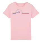 Voici LE tee-shirt Ultra Doux et que tout le monde aimerait porter, mais que nous avons réservé aux enfants. Il dispose des meilleurs labels de fabrication et ses finitions sont haut de gamme. 100% en coton biologique, il existe dans de nombreuses couleurs. Motif : Vélo Surf Black SunSet Cap Ferret