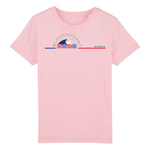 Tee-shirt Enfant Bio Black SunSet Biarritz "Tentes Plage"
