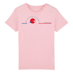 Tee-shirt Enfant Bio Black SunSet Camargue "Vol Flamants Roses"