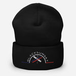 Bonnet à Revers Brodé Black SunSet "Ski Snow"