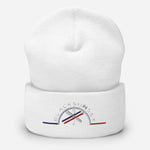Bonnet à Revers Brodé Black SunSet "Ski Snow"