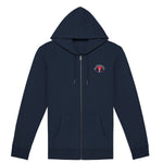 Sweat Zippé à Capuche Black SunSet "Surfeuse"