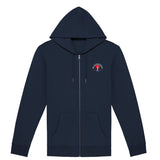 Sweat Zippé à Capuche Black SunSet "Surfeuse"
