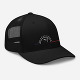 Casquette Brodée Trucker Black Sunset "Tête de Maure"