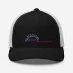 Casquette Brodée Trucker Black SunSet "La Sardine Bleue"