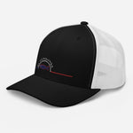 Casquette Brodée Trucker Black SunSet "La Sardine Bleue"