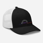 Casquette Brodée Trucker Black SunSet "La Sardine Bleue"