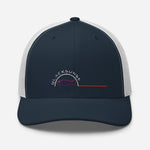 Casquette Brodée Trucker Black SunSet "La Sardine Bleue"